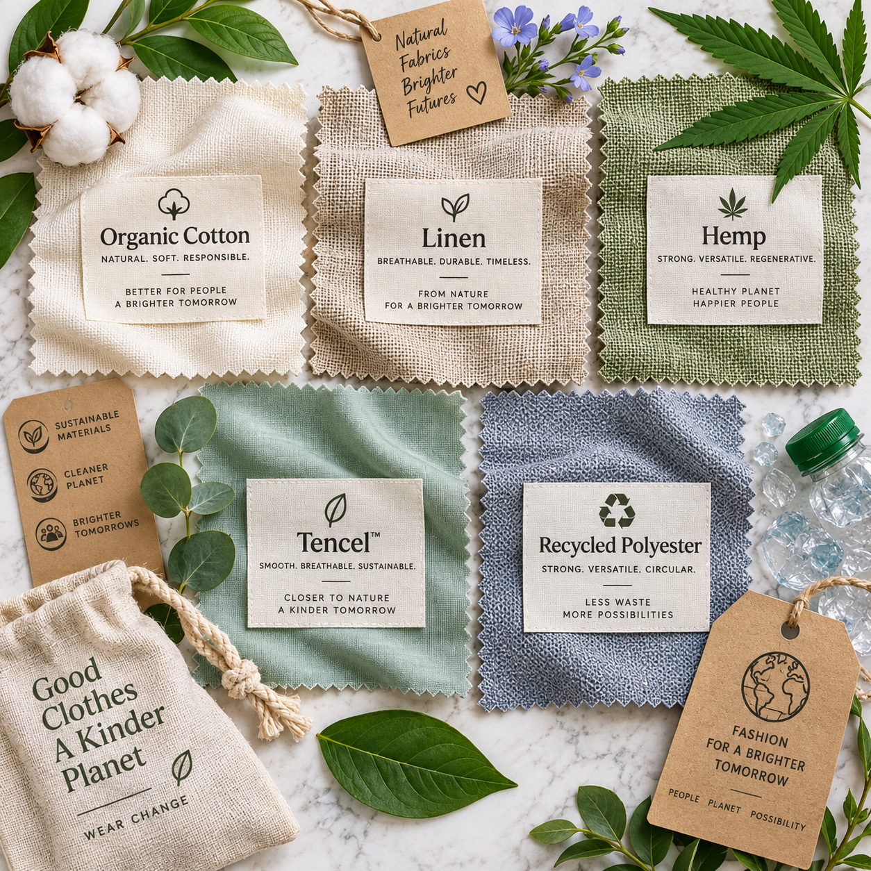 A Beginner’s Guide to Sustainable Fabrics: From Organic Cotton to Tencel