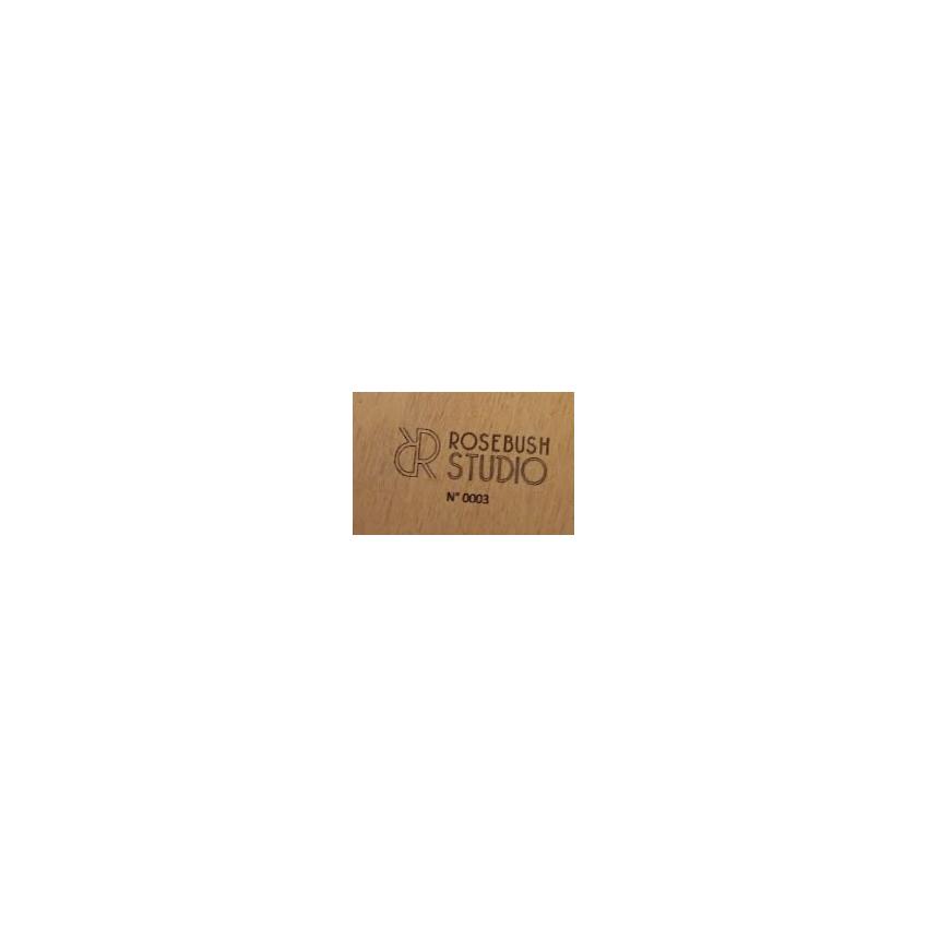 POPR - 003 Tableau en cuir surcyclé (L 21,5x H 39,5 cm) ROSEBUSH STUDIO - marketplace MyMarchy