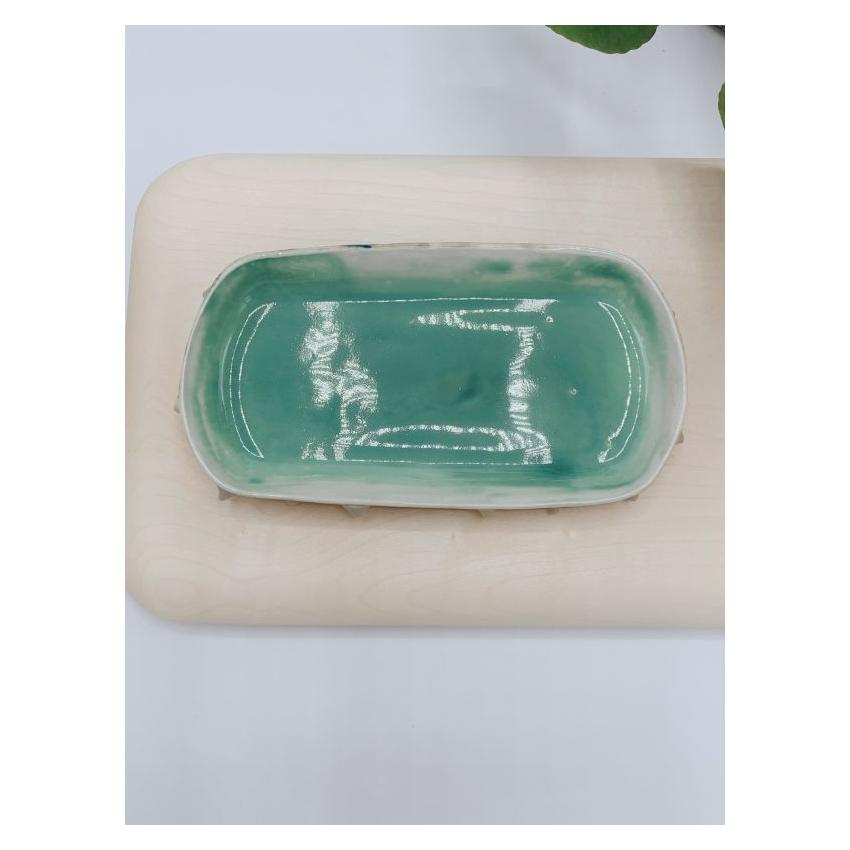 Plat ovale en porcelaine émaillée Lulu Zhang - marketplace MyMarchy