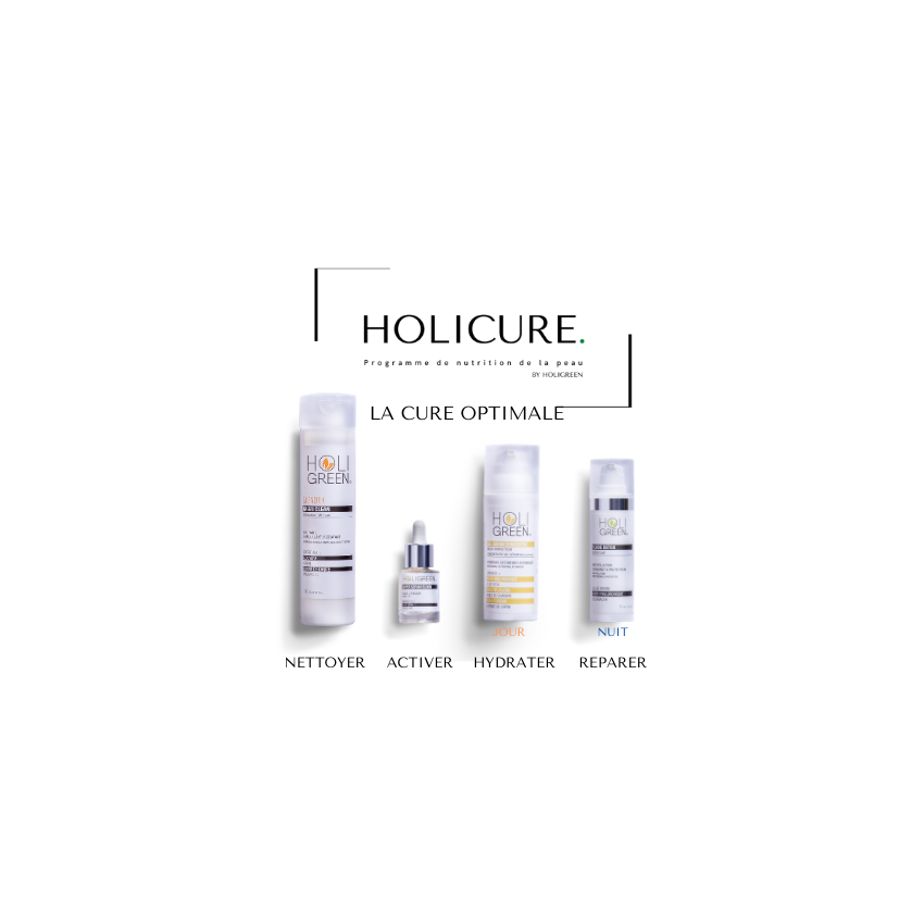 HOLICURE. La Cure Optimale [Programme de nutrition de la peau] By Holigreen Holigreen Skincare Cosmétique Nature - marketplace MyMarchy